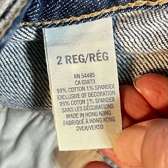 American Eagle Denim Cropped Capri Pants 2 Regular - Picture 6 of 12